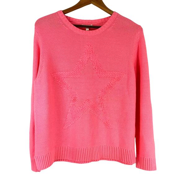 Lisa Todd Stellar Star Sweater Cotton Candy Color Women's Size Large NWT - Picture 1 of 10